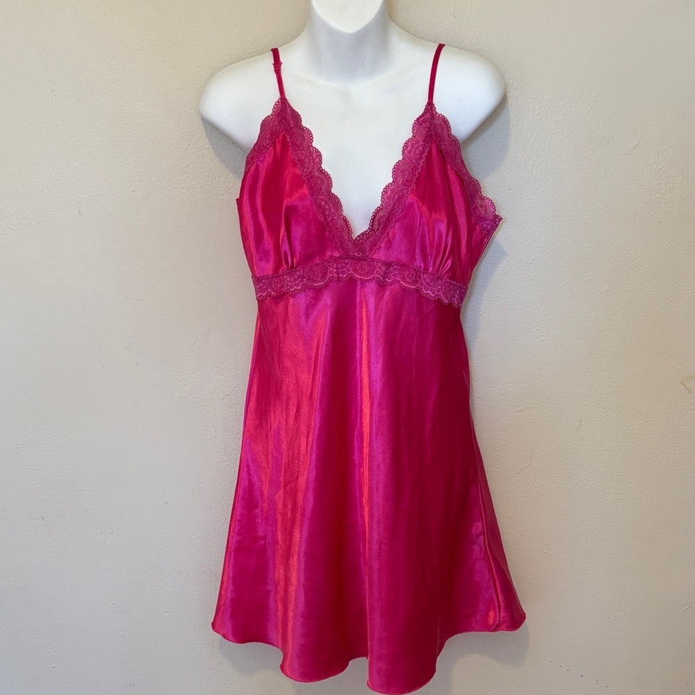 Jonathan Martin Fuchsia Lace Chemise